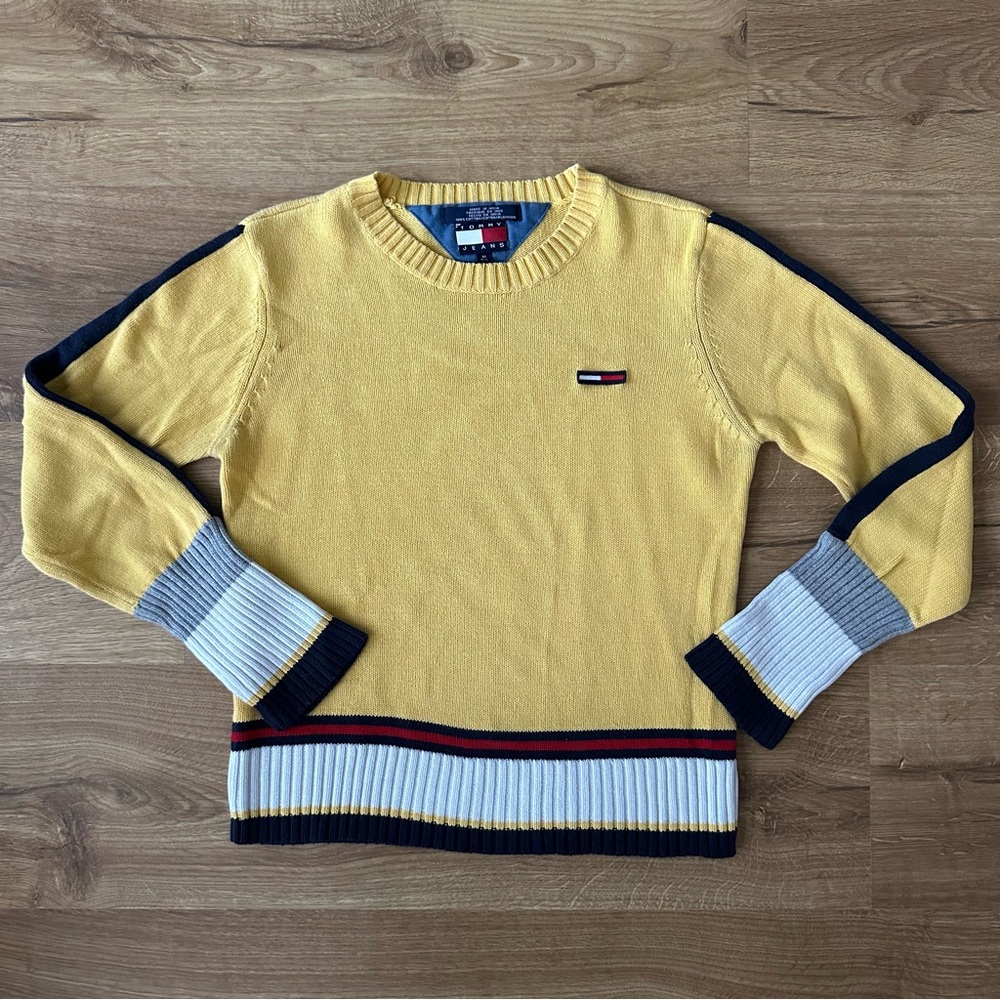 Yellow Tommy Hilfiger Sweater